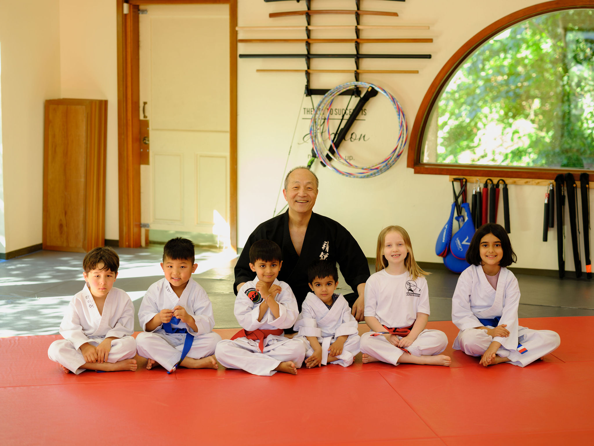 Master Kim with his Little Dragon and Elite Dragon students